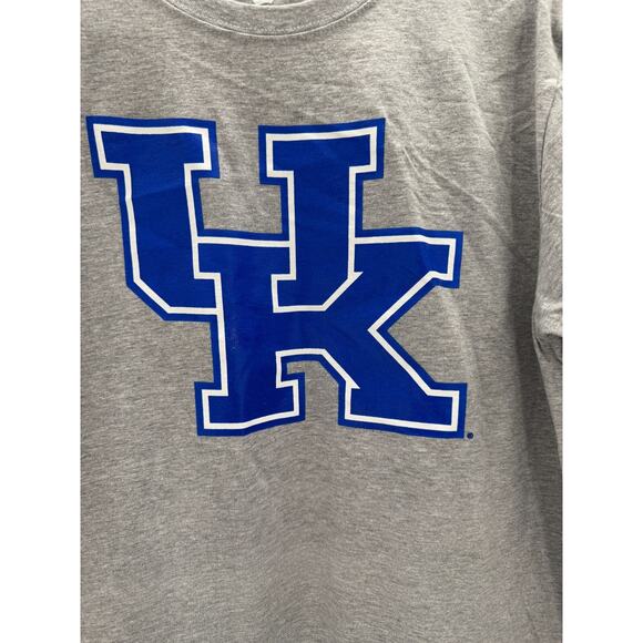 Fanatics Mens T Shirt University Kentucky Wildcats UK Grey Size Large Logo NWOT - Picture 2 of 5